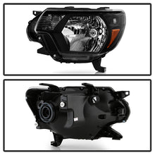 Load image into Gallery viewer, Xtune Headlights Toyota Tacoma (12-15) [OEM Style] Black w/ Amber Turn Signals - Default Title Alternate Image