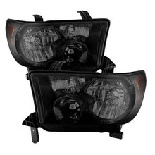 Load image into Gallery viewer, Xtune Headlights Toyota Sequoia (08-13) [OEM Style] Black / Black Smoked / Smoke w/ Amber Turn Signal Lights Alternate Image