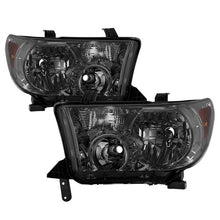 Load image into Gallery viewer, Xtune Headlights Toyota Sequoia (08-13) [OEM Style] Black / Black Smoked / Smoke w/ Amber Turn Signal Lights Alternate Image