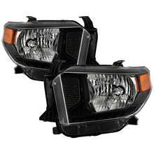 Load image into Gallery viewer, Xtune Headlights Toyota Tundra (14-18) [OEM Style] Black w/ Amber Signal Lights Alternate Image
