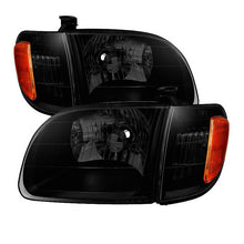 Load image into Gallery viewer, Xtune Headlights Toyota Tundra Regular/Access Cab (00-04) [OEM Style] Black or Chrome w/ Amber Turn Signal Light - Black Smoke Alternate Image