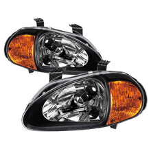 Load image into Gallery viewer, Xtune Crystal Headlights Honda Del Sol (1993-1997) [1PC] Black or Smoke Alternate Image