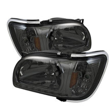 Load image into Gallery viewer, Xtune Crystal Headlights Toyota Tacoma (01-04) [1 Piece] Black or Chrome Trim Corner w/ Amber Turn Signal Lights - Black / Black Alternate Image