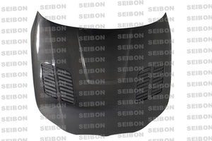 1054.00 SEIBON Carbon Fiber Hood BMW 525i 528i 530i 535i 540i 545i 550i M5 E60 (04-10) BM or GTR Vent Style - Redline360