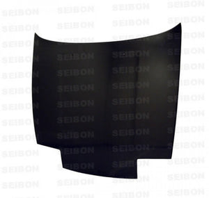 901.00 SEIBON Carbon Fiber Hood Nissan 240SX S13 (89-94) OEM / DV Vented / DVII / TT Style - Redline360