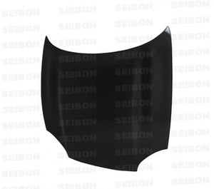 949.00 SEIBON Carbon Fiber Hood Mitsubishi 3000GT (1994-1999) OEM or DVII Vented - Redline360