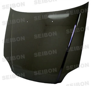 816.00 SEIBON Carbon Fiber Hood Honda Civic EK (1996-1997-1998) OEM or TS Style - Redline360