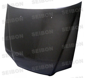 901.00 SEIBON Carbon Fiber Hood Honda Accord (98-02) Coupe / Sedan OEM Style - Redline360