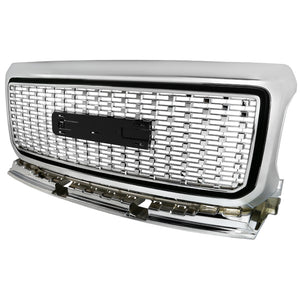 249.95 Spec-D Grill GMC Canyon (2015-2018) Mesh Chrome or Black - Redline360