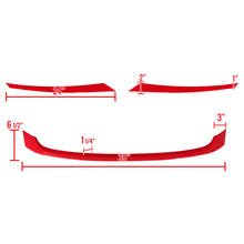 Load image into Gallery viewer, 63.00 Spec-D Module Trim Honda Civic (2016-2020) Red Grill Trim Overlay - Redline360 Alternate Image