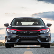 Load image into Gallery viewer, 63.00 Spec-D Module Trim Honda Civic (2016-2020) Red Grill Trim Overlay - Redline360 Alternate Image