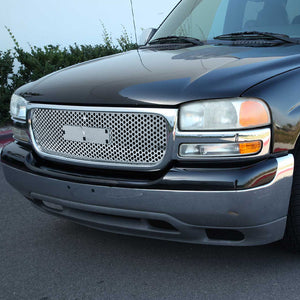 179.95 Spec-D Grill GMC Yukon (00-06) GMC Sierra (99-02) Mesh Gloss Black or Chrome - Redline360