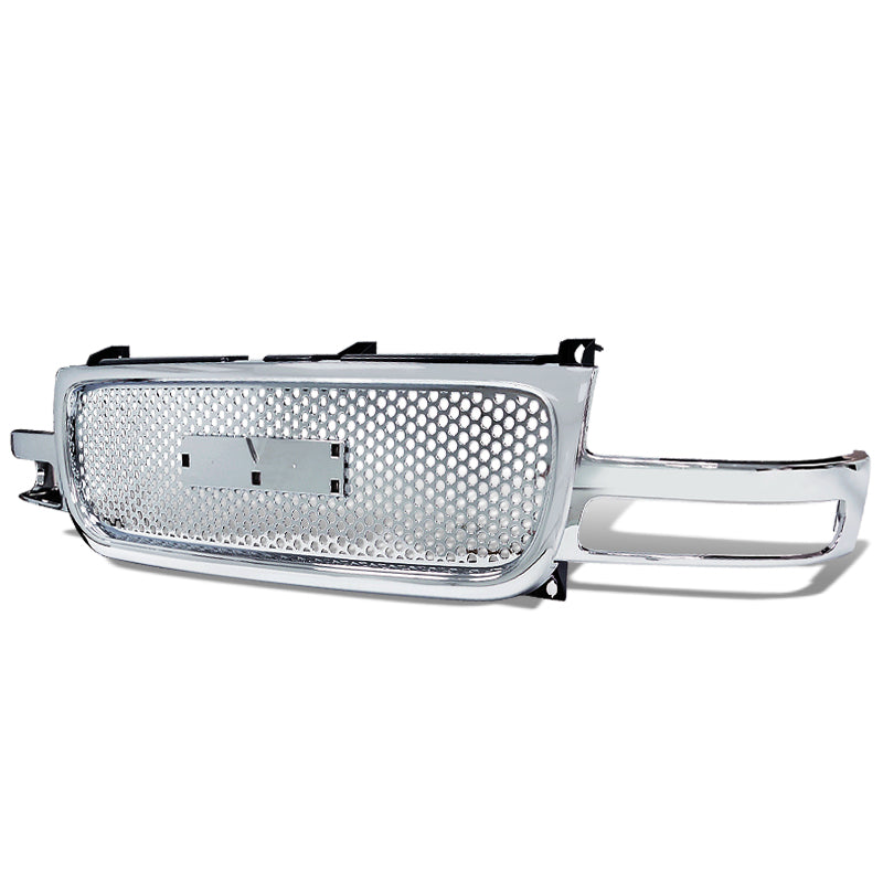 Spec-D Grill GMC Yukon (00-06) GMC Sierra (99-02) Mesh Gloss Black or ...