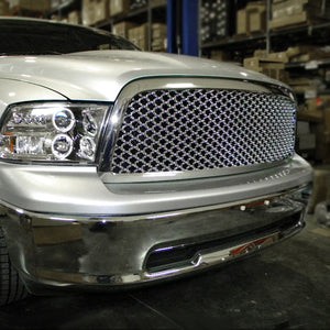 140.00 Spec-D Grill Dodge Ram (2009-2012) Mesh Chrome or Black - Redline360