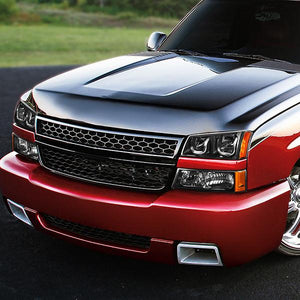 DNA Projector Headlights Chevy Silverado (2003-2006) w/ LED DRL + Bumper Lamps - Black or Chrome