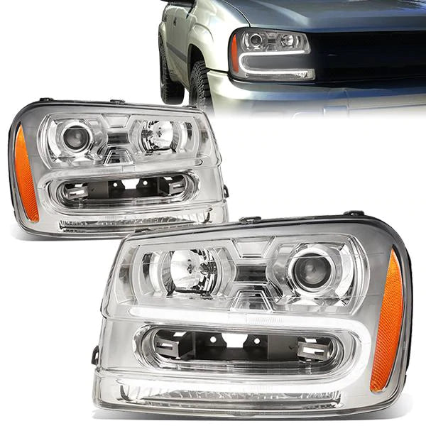 DNA Projector Headlights Chevy Trailblazer (2002-2009) w/ LED DRL