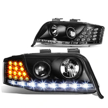 Load image into Gallery viewer, DNA Projector Headlights Audi A6 Quattro (02-04) w/ LED DRL - Black or Chrome Alternate Image