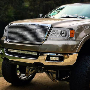DNA Projector Headlights Ford F150 (04-08) w/ LED DRL Sequential Turn Signal - Black or Chrome