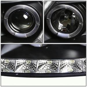 DNA Projector Headlights Ford Expedition (97-02) w/ LED DRL + Halo Ring  - Black or Chrome