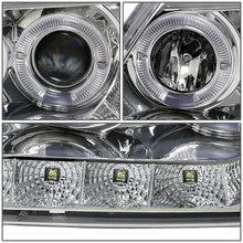 Load image into Gallery viewer, DNA Projector Headlights Ford Expedition (97-02) w/ LED DRL + Halo Ring  - Black or Chrome Alternate Image