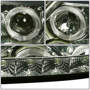 DNA Projector Headlights Ford Expedition (97-02) w/ LED DRL + Halo Ring  - Black or Chrome