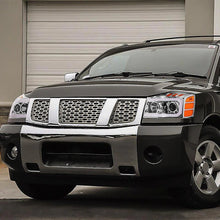 Load image into Gallery viewer, DNA Projector Headlights Nissan Armada (05-07) w/ LED DRL + Turn Signal  - Black or Chrome Alternate Image