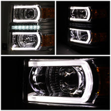 DNA Projector Headlights Chevy Silverado 1500 (14-15) w/ DRL LED Bar ...