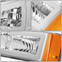 Load image into Gallery viewer, DNA Projector Headlights Chevy Avalanche (03-06) w/ DRL LED Bar - Black or Chrome Alternate Image