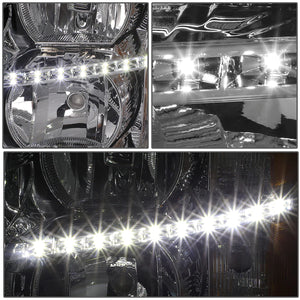 DNA Projector Headlights Chevy Silverado (07-14) w/ LED DRL - Black or Chrome