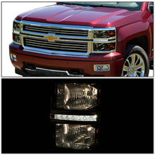 Load image into Gallery viewer, DNA Projector Headlights Chevy Silverado 1500 (14-15) w/ LED DRL - Black or Chrome Alternate Image