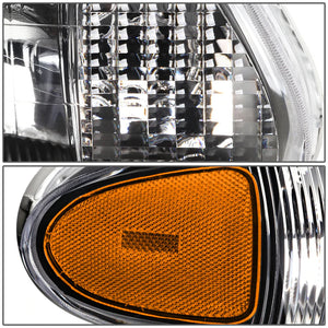 DNA OEM Style Headlights Buick Regal (97-04) w/ Amber Corner - Black or Chrome