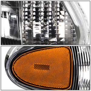DNA OEM Style Headlights Buick Century (97-05) w/ Amber Corner - Black or Chrome