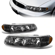 Load image into Gallery viewer, DNA OEM Style Headlights Buick Regal (97-04) w/ Amber Corner - Black or Chrome Alternate Image