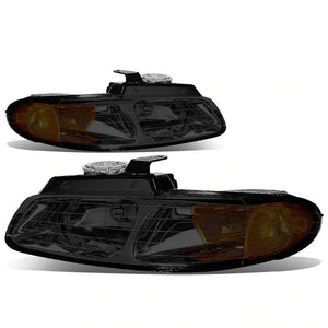 DNA OEM Style Headlights Plymouth Voyager / Grand Voyager (96-99) w/ Amber Corner - Black or Chrome