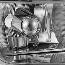 Load image into Gallery viewer, DNA OEM Style Headlights Plymouth Voyager w/ Quad Headlights (96-99) w/ Amber Corner - Black or Chrome Alternate Image