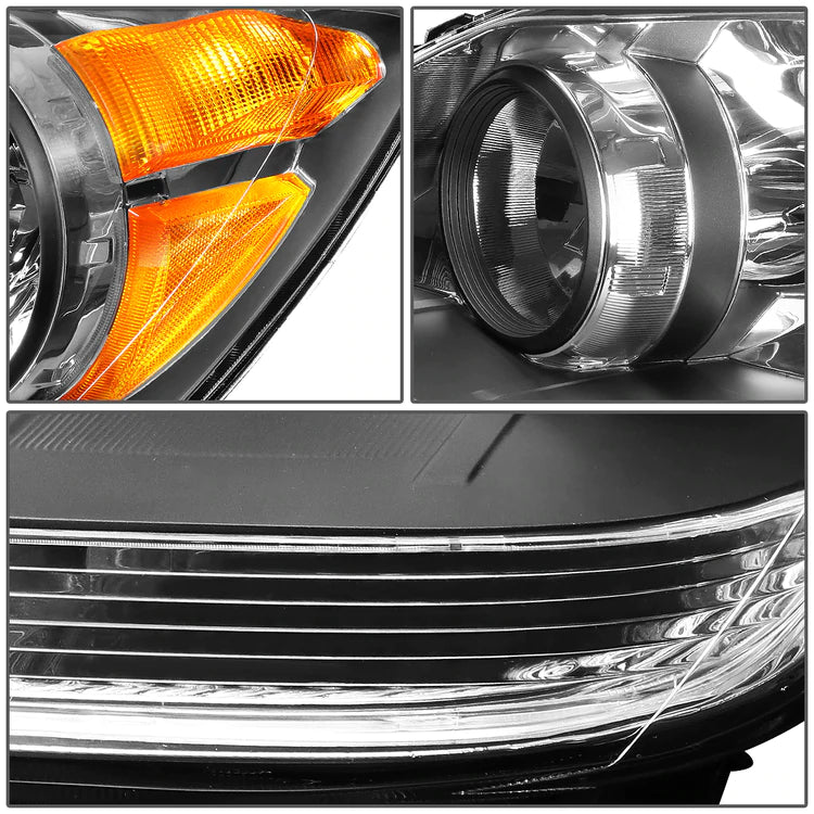 DNA OEM Style Headlights Honda Odyssey (08-10) w/ Amber Corner