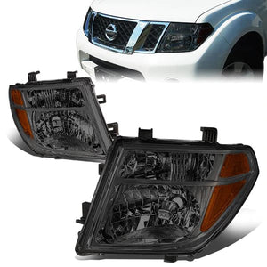 DNA Headlights Nissan Frontier (05-08) OEM Replacements - Black or Chrome