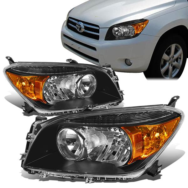 DNA OEM Style Headlights Toyota RAV4 (06-08) w/ Amber Corner Light
