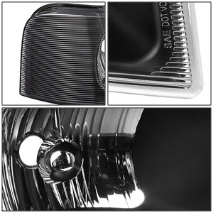 DNA OEM Style Headlights Chevy Express (03-20) w/ Amber Corner Light - Black Housing