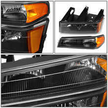 Load image into Gallery viewer, DNA OEM Style Headlights Chevy Colorado (04-12) w/ Amber Corner Light - Black or Chrome Alternate Image