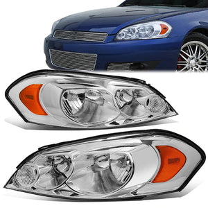 DNA OEM Style Headlights Chevy Monte Carlo (06-07) w/ Amber Corner Light - Black or Chrome