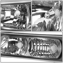 Load image into Gallery viewer, DNA Replacement Headlights Chevy Silverado (03-07) w/ Amber Corner &amp; Bumper Light - Black or Chrome Alternate Image