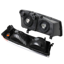 Load image into Gallery viewer, DNA Replacement Headlights Chevy Avalanche (03-06) w/ Amber Corner &amp; Bumper Light - Black or Chrome Alternate Image