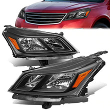 Load image into Gallery viewer, DNA OEM Style Headlights Chevy Traverse (13-17) w/ Amber Corner Light - Black Housing Alternate Image