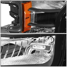Load image into Gallery viewer, DNA OEM Style Headlights Ford F150 (18-20) w/ Amber Corner Light - Black Housing Alternate Image