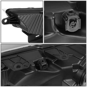 DNA OEM Style Headlights Ford F150 (18-20) w/ Amber Corner Light - Black Housing