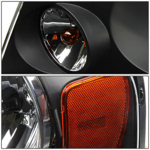 DNA OEM Style Headlights Ford F150 (04-08) w/ Amber Corner Light - Black or Chrome Housing