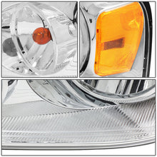 Load image into Gallery viewer, DNA OEM Style Headlights Ford F150 (04-08) w/ Amber Corner Light - Black or Chrome Housing Alternate Image