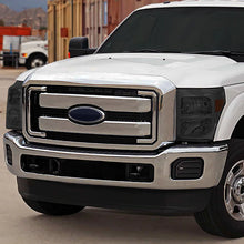 Load image into Gallery viewer, DNA OEM Style Headlights Ford F250 / F350 / F450 / F550 Super Duty (11-16) w/ Amber Corner - Black or Chrome Housing Alternate Image