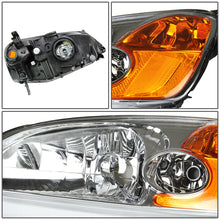 Load image into Gallery viewer, DNA OEM Style Headlights Honda Civic EM2/ES1 (01-03) w/ Amber Corner Light - Black or Chrome Alternate Image
